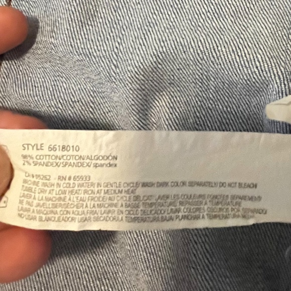 Point Zero and Nicole Benisti studded faded denim jacket EUC - Picture 6 of 11